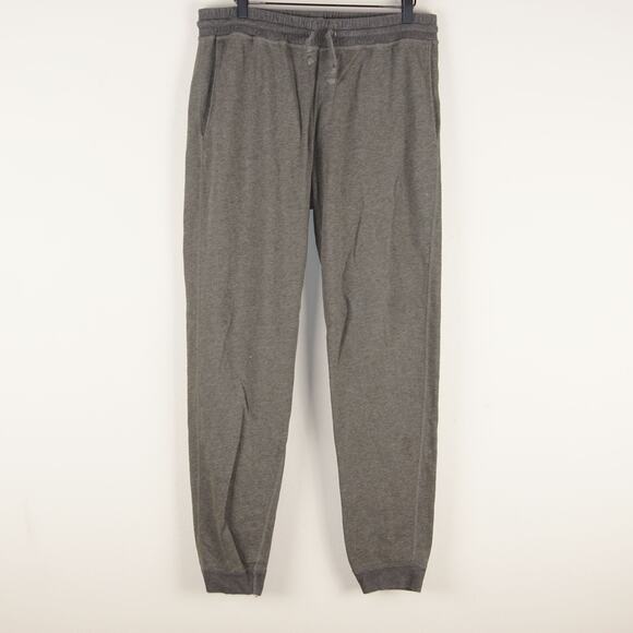Faherty Green Cotton Blend Terry Sweatpants Mens Sz L - Picture 1 of 12